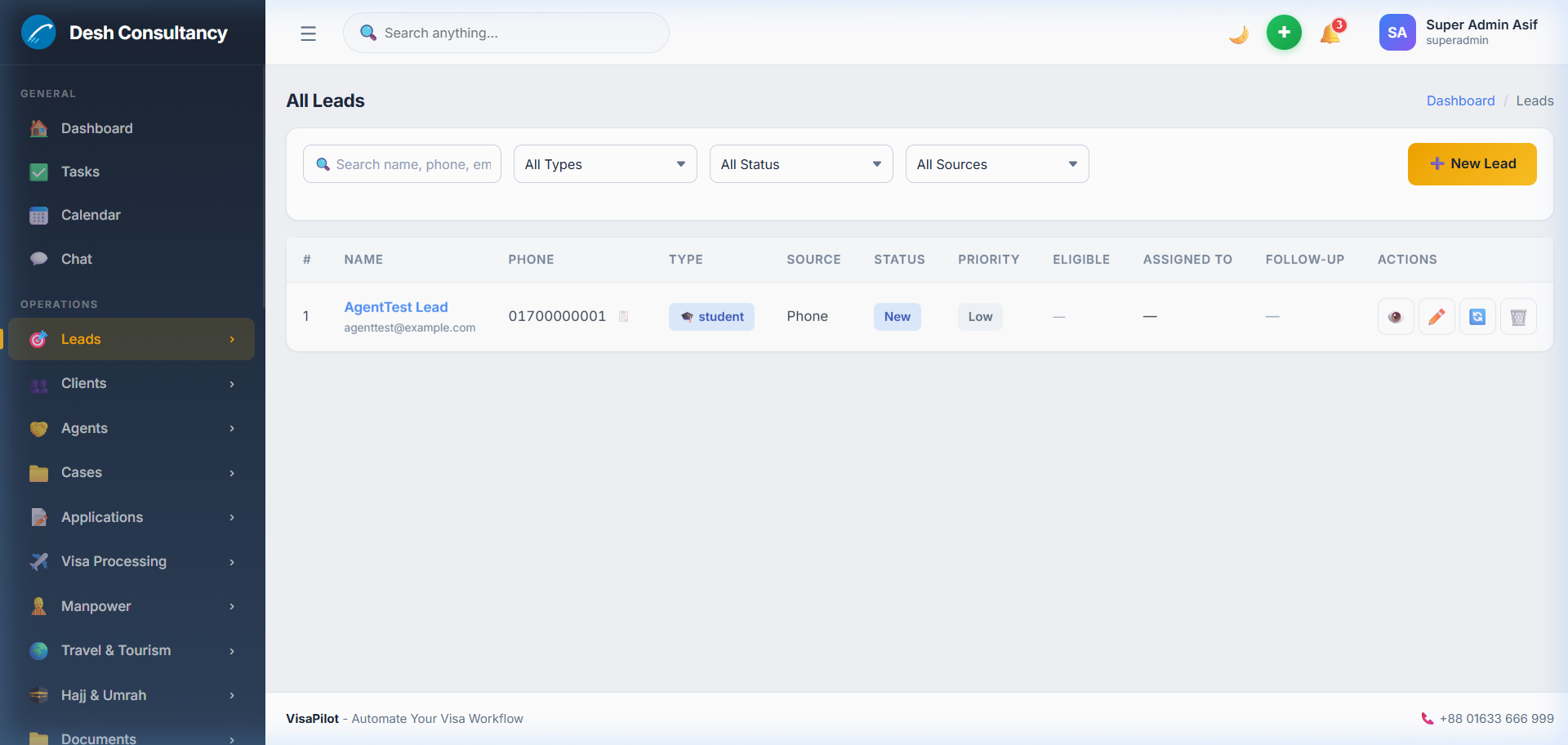 CRM Leads
